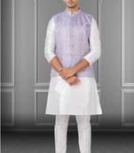 Festive Wear Designer Kurta Pyjama With Jacket
