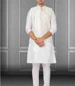 Festive Wear Designer Kurta Pyjama With Jacket