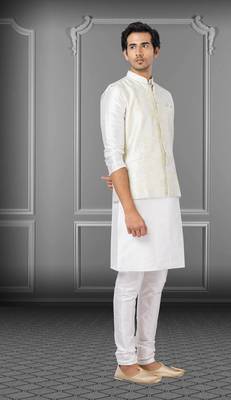 Festive Wear Designer Kurta Pyjama With Jacket 2