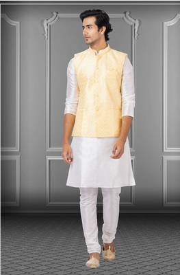 Festive Wear Designer Kurta Pyjama With Jacket 1