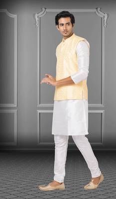 Festive Wear Designer Kurta Pyjama With Jacket 2
