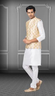 Festive Wear Designer Kurta Pyjama With Jacket 2