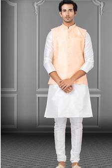 Festive Wear Designer Kurta Pyjama With Jacket