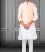 Festive Wear Designer Kurta Pyjama With Jacket