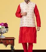 Festive Wear Designer Kurta Pyjama With Jacket