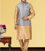 Festive Wear Designer Kurta Pyjama With Jacket