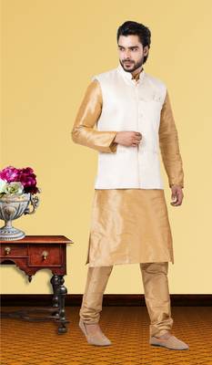 Festive Wear Designer Kurta Pyjama With Jacket 2