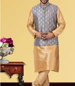 Festive Wear Designer Kurta Pyjama With Jacket