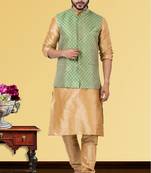 Festive Wear Designer Kurta Pyjama With Jacket