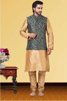 Festive Wear Designer Kurta Pyjama With Jacket