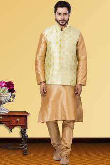 Festive Wear Designer Kurta Pyjama With Jacket