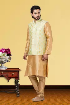 Festive Wear Designer Kurta Pyjama With Jacket