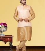 Festive Wear Designer Kurta Pyjama With Jacket