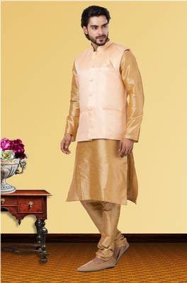 Festive Wear Designer Kurta Pyjama With Jacket 2