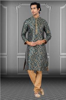 Festive Wear Designer Heavy Kurta With Pyjama