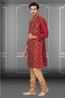 Festive Wear Designer Heavy Kurta With Pyjama