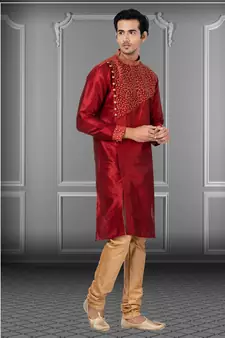 Festive Wear Designer Heavy Kurta With Pyjama