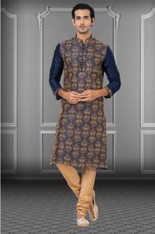 Festive Wear Designer Heavy Kurta With Pyjama