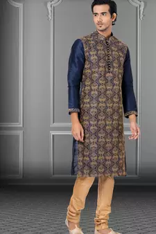 Festive Wear Designer Heavy Kurta With Pyjama