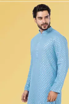 Festive Wear Designer Heavy Kurta With Pyjama