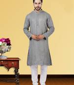 Festive Wear Designer Heavy Kurta With Pyjama