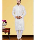 Festive Wear Designer Heavy Kurta With Pyjama