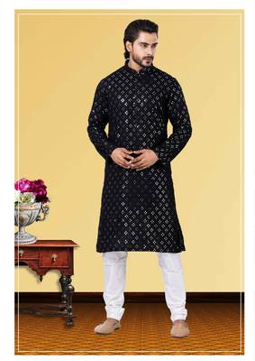 Festive Wear Designer Heavy Kurta With Pyjama 1