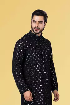 Festive Wear Designer Heavy Kurta With Pyjama