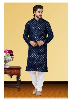 Festive Wear Designer Heavy Kurta With Pyjama 1