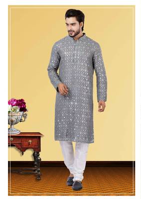 Festive Wear Designer Heavy Kurta With Pyjama 1