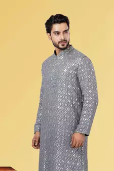 Festive Wear Designer Heavy Kurta With Pyjama