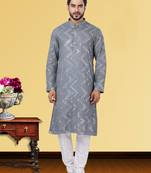 Festive Wear Designer Heavy Kurta With Pyjama