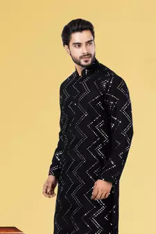 Festive Wear Designer Heavy Kurta With Pyjama