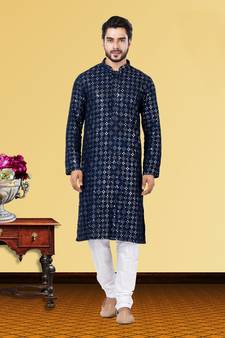 Festive Wear Designer Heavy Kurta With Pyjama