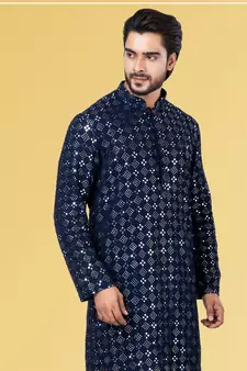 Festive Wear Designer Heavy Kurta With Pyjama