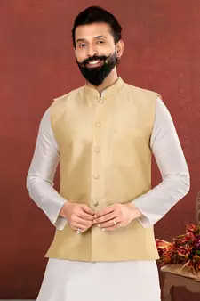 Festive Wear Designer Kurta Pyjama With Jacket