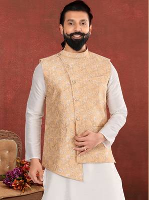 Festive Wear Designer Kurta Pyjama With Jacket 2