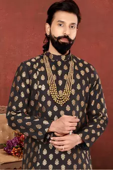 Festive Wear Designer Heavy Kurta With Pyjama