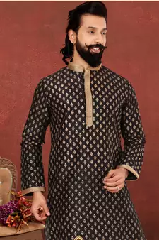 Festive Wear Designer Heavy Kurta With Pyjama