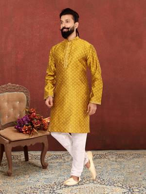 Festive Wear Designer Heavy Kurta With Pyjama 1