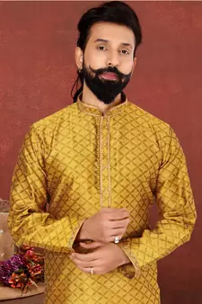 Festive Wear Designer Heavy Kurta With Pyjama