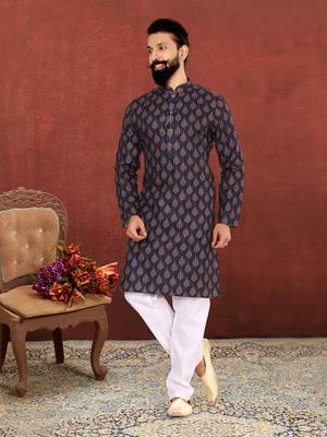 Festive Wear Designer Heavy Kurta With Pyjama 1