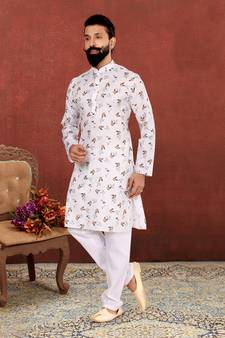 Festive Wear Designer Heavy Kurta With Pyjama