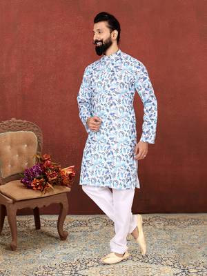 Festive Wear Designer Heavy Kurta With Pyjama 1