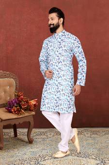 Festive Wear Designer Heavy Kurta With Pyjama