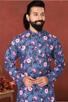Festive Wear Designer Heavy Kurta With Pyjama