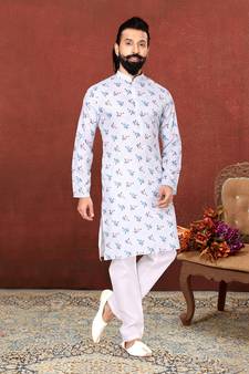Festive Wear Designer Heavy Kurta With Pyjama