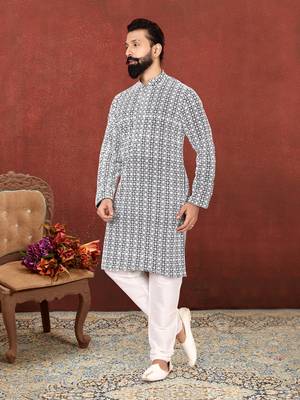 Festive Wear Designer Heavy Kurta With Pyjama 1