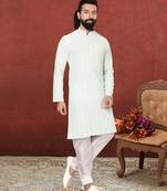 Festive Wear Designer Heavy Kurta With Pyjama
