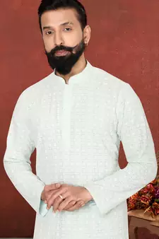 Festive Wear Designer Heavy Kurta With Pyjama